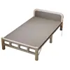 Cama de Solteiro, Cama Dobrável para Uso Doméstico, Cama Pequena para Moradia de Aluguel, Cama de Descanso para Dormitório, Cama Simples para Quarto, Cama de Adulto, Camas de Casal de 1,5m
