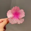 Grampo de Cabelo Flor Cacheada Colorido Gradiente Mais Vendido Transfronteiriço Estilo Férias de Verão na Beira-Mar Grampo de Tubarão Grande Acessório de Cabeça