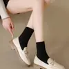 Mocasines de Piel Suave Estilo Francés para Mujer 2026 Primavera Nuevos Zapatos Planos Bajos sin Cordones para el Trabajo con Suelas Suaves