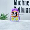 Nuevo llavero de Sanrio con colgante de muñeco de dibujos animados de Sanrio, llavero colgante de mochila, muñeco de goma suave tridimensional