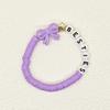 Pulsera Decorativa Infantil Transfronteriza Nueva Mejor Amiga Serie de Estrellas Doradas Acrílico Lazo