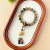 Cuentas Redondas de Bodhi Multicolores de Tamaño Grande 18 mm, Pulsera de Bodhi de Diseño Original, Cuentas Budistas de Oración Coleccionables, Raíz de Bodhi