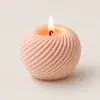 Velas Perfumadas Personalizadas em Formato de Maçã, Velas Perfumadas em Espiral com Aroma de Frutas Simuladas, Velas Perfumadas de Véspera de Natal
