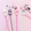 Criativo Cartoon Moe Pet Music Garden Black Gel Pen Pequeno Fresco Bonito Estudante Exame Água Caneta Escrita Sinal Caneta