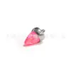 Aretes de Titanio F136 con Ópalo, Punta Cónica, Aretes para Cartílago, Aretes para Labio de Titanio G23, Accesorios de Joyería para Body Piercing