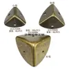 Chapa metálica longitud de lado 4CM bolsa de caja de cuero esquina caja de madera protector de esquina protección de cuatro lados código de esquina esquina de bolsa protección de esquina de 3 lados