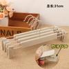 Calças plásticas antiderrapantes rack home pants clip loja de roupas sutiã cabide atacado calças clip sem costura calça rack com clipe