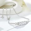 Pulsera para Mujer Nuevo Estilo Circonita Estilo Coreano Moda Tendencia Joyería Fabricante Mayorista Chapado en Cobre Oro Real Joyería para Mano y Oreja para Mujer