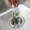 Filtro de basura desechable para fregadero de cocina, colador para desagüe de fregadero de piscina, red para lavabo de verduras