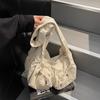 Bolso Bandolera para Mujer, Bolso Plegado de Cordón de Gama Alta Versátil Ligero Acolchado, Bolso Tote Cruzado, Bolso de Mujer, Mochila Dulce para Estudiante
