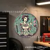 Cultura de Barbería de Caballeros Transfronteriza Salón de Peluquería Pintura Colgante de Pared 20/30cm Decoración de Letrero Pintura de Placa de Estaño Pintura Decorativa