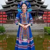 Nuevos Trajes de Performance para Mujeres de la Minoría Étnica Zhuang de Guangxi, Trajes Étnicos para el Festival del Tercero de Marzo, Atuendos de Performance Étnicos Miao y Yao