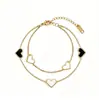 Pulsera popular de titanio y acero estilo ins, moderna, versátil, corazón, mariposa, estrella, geométrica, de acero inoxidable, joyería para la mano