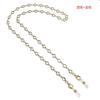 Collar con cordón anti-pérdida para mascarilla de nuevo estilo transfronterizo europeo y americano, Cadena de cristal redonda colorida de moda para cordón de mascarilla, Cadena para gafas