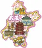 Imanes de Refrigerador de Madera de la Torre del Grulla Amarilla de Wuhan, Regalos Culturales y Creativos, Souvenirs de los Lugares Escénicos de la Ciudad, Stock Listo del Fabricante