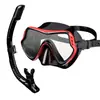 Novo Conjunto de Máscara de Mergulho e Snorkel para Comércio Exterior Transfronteiriço Totalmente Seco Óculos de Mergulho Profissional Proteção Nasal Óculos de Snorkel Integrados