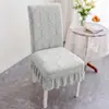 Funda de silla universal para cuatro estaciones para uso en el hogar, respaldo antideslizante todo en uno, funda de silla de comedor integrada, elástica y engrosada