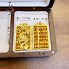 Tienda de oro con colgante de ábaco de dragón dorado de método antiguo de alto color para hombres y mujeres, colgante de ábaco de dragón del zodíaco al por mayor