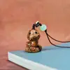Colgantes de los Doce Signos del Zodíaco en Sándalo Verde, Llavero del Zodíaco, Gatito Tallado en Madera, Accesorios Decorativos de Gato