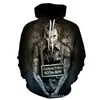 Nuevo Suéter de Calavera de Halloween Serie de Terror 3D Suéter con Capucha de Impresión Digital para Cosplay