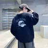Moletom com Capuz Estampado de Manga Longa e Gola Redonda, Novo Tendência Cool para Meninos 2026, Moda Casual Elegante de Outono