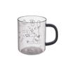 Taza Transparente de Dibujos Animados para Enjuague Bucal Taza de Cepillado de Alto Valor con Asa Graffiti Pintado a Mano Taza Simple para Enjuague Bucal Taza de Lujo Ligero
