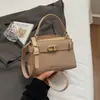 Bolso de Mano de Lujo a la Moda para Mujer, Bolso de Hombro Exquisito de Nicho Transfronterizo para el Trabajo, Bolso Cuadrado Pequeño Europeo y Americano, Bolso Cruzado de Moda para Mujer