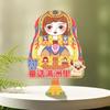 Imanes de Nevera Metálicos de Mongolia Interior Pegatinas Magnéticas Personalizadas de Madera y Epoxi Souvenirs Turísticos Productos Culturales y Creativos de Turismo de Hohhot