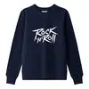 Impresión por Inyección Directa Estilo Retro Americano Japonés Sudadera con Cuello Redondo Unisex para Pareja Capa Base Sudadera con Capucha Sudadera Trendy para Jóvenes