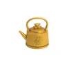 Mini Bule com Alça para Sorte, Peça de Mão Estilo Chinês para Mahjong, Ornamento de Presente Artesanal