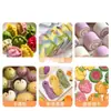 Polvo Natural de Frutas y Verduras, Camote Morado, Fresa, Fibra Dietética Vegetal, Paquete Pequeño para Niños, Tamales Vegetarianos Coloridos al Vapor, Horneado