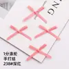 Accesorios de lazo de cinta de poliéster de doble cara de 0,3 cm en stock para ropa, empaque estilo ins, decoración DIY