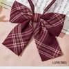 Corbata de Nudo Estilo Japonés Sin Nudo Uniforme para Estudiantes Mujeres Estilo Universitario Cuello Flor Uniforme Escolar