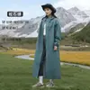 Abrigo cortavientos impermeable para lluvia intensa ropa exterior para adultos senderismo al aire libre ciclismo capa de lluvia para hombre estilo nuevo impermeable patinete eléctrico mujer largo cuerpo completo