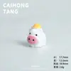 Muñeca de Vaca Pequeña Profesional de Color Sólido para Joyería DIY, Llavero al por Mayor, Colgante, Funda para Teléfono Móvil, Agujero para Zapatos, Accesorios al por Mayor