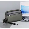Bolso de Mano Transfronterizo para Hombre con Múltiples Bolsillos, Bolso de Mano de Negocios con Textura de Alta Calidad, Resistente al Desgaste, Ligero, Bolso Cruzado de un Solo Hombro para Hombre