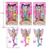 Muñeca Barbie Hada de las Flores para Niños Disfraz de Princesa Sirena Juguete para Niña Figura de Niña Ángel