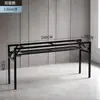 Estrutura de Mesa Dobrável, Suporte de Mesa Longa, Estrutura de Ferro de Camada Dupla/Camada Única, Pernas de Mesa, Pernas de Estrutura de Mesa Dobrável em Ferro Artístico com Travessas