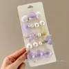 Nuevo pasador de pelo de sirena marina para mujer, con un ambiente fresco y elegante, pasador de estrella de mar para flequillo y patillas laterales, pinza de pico de pato