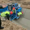 Máquina de Moldagem Deslizante para Valeta de Concreto Recém-Molhado, Máquina de Moldagem de Valeta para Engenharia Aquática, Máquina de Moldagem para Proteção de Talude de Valeta de Aterro