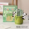Porta lápices lindo y elegante de alto rendimiento, adorno de resina para que los estudiantes aprendan y logren, organizador de papelería para estudiantes para almacenamiento en escritorio, regalo de graduación