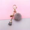 Chaveiro Criativo Tassel Fofo Cor de Fruta Pompon Chaveiro de Carro Pingente de Bolsa Pelúcia Pequeno Presente Acessórios