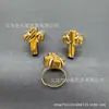 Venta Directa de Fábrica Tendencia Europea y Americana Elegante Piedra Natural Retro Cruz Simple Colgante Incrustado