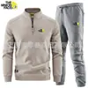 Pantalones Deportivos Sueltos de Terciopelo Transfronterizos Otoño Casual Traje Deportivo Cremallera Cárdigan Sudadera Conjunto de Dos Piezas Venta Directa de Fábrica
