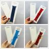 Para Apple Iwatch relógio com caixa de embalagem silicone nylon loop cinta blister cartão embalagem transparente