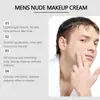 Creme Facial Masculino Cross-Border East Moon com Textura Leve e Hidratante na Cor Nude Natural, Proporcionando Cobertura Leve e Hidratação