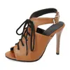 Sandalias Boca de Pez, Tacones con Textura de Madera, Tacones de Aguja, Tacones Súper Altos, Correas con Hebilla Hueca en la Espalda, Sandalias para Mujer, Sandalias de Tacón Alto Abiertas en la Punta para Mujer, Comercio Exterior