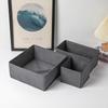 Nueva caja de almacenamiento de ropa, plegable, de tela no tejida, para el hogar, para guardar ropa interior, con cajón para armario.