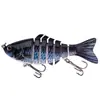 Nuevo Señuelo de Pesca Transfronterizo de 7 Secciones Biónico Multi-Sección 10cm 15.4g Señuelo de Pesca Set de Señuelos Multi-Sección