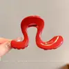 Pinzas para el cabello pequeñas al por mayor con sentido de diseño, estilo perezoso para cabello fino, pinzas de garra estilo Ins, accesorios para el cabello elegantes y sencillos, adornos para el cabello exquisitos